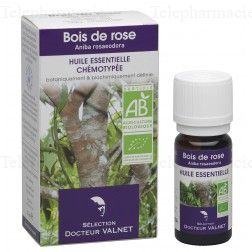 DOCTEUR VALNET Huile essentielle de bois de rose bio flacon 10ml