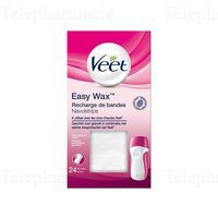 VEET EASYWAX BANDES TISSU X2