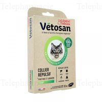 VETOSAN Collier R&eacute;pulsif pour chat 32cm