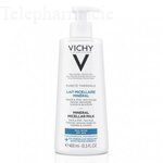 VICHY Puret&eacute; Thermale - Lait micellaire min&eacute;ral peau s&egrave;che flacon pompe 400ml