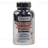 BIOCYTE Longevity Energie & Vitalit&eacute; - Vitamin C Liposomal 90 g&eacute;lules