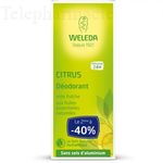 WELEDA DEO CITRUS 100ML X2 NEW
