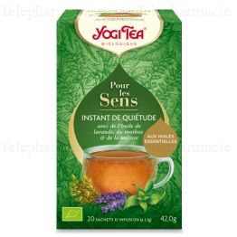 YOGI TEA Pour les sens "Instant de Qui&eacute;tude" 20 sachets de 2.1g