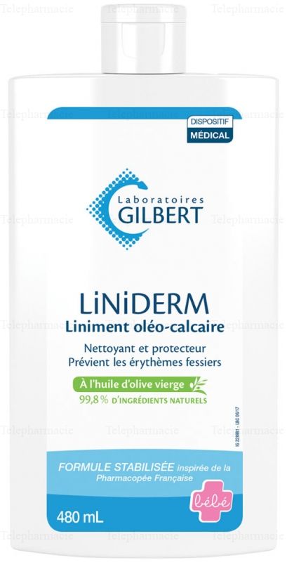 Liniderm Liniment Ol&eacute;o-Calcaire 480 ml 