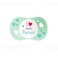 LUC ET LEA Sucette sym&eacute;triq +6m j'ai par/mar